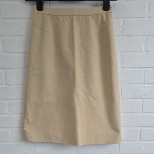 Burberry Beige Pencil Skirt